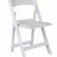 Resin White Folding Chair (Box of 4)