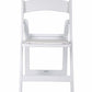 Resin White Folding Chair (Box of 4)