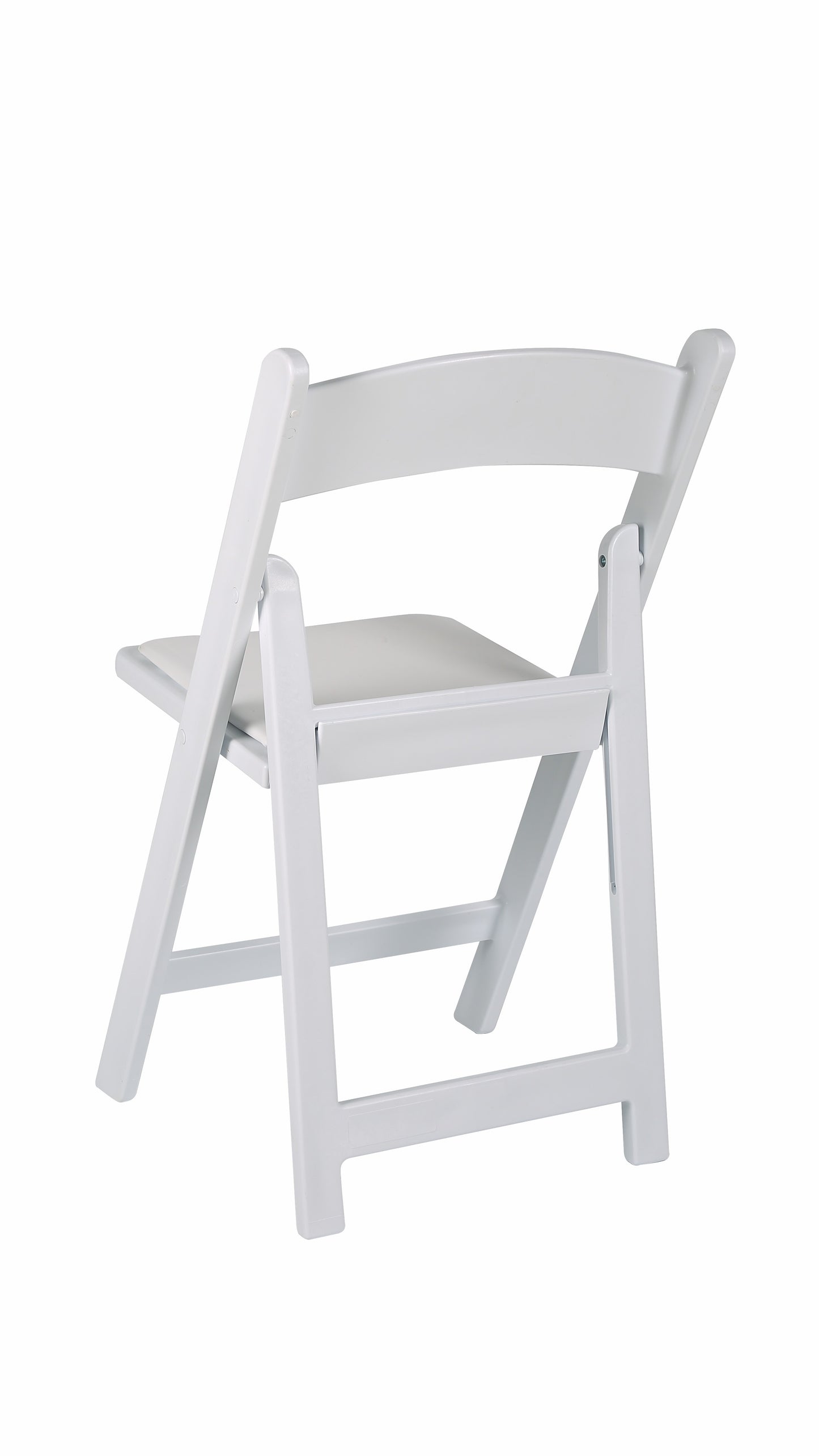 Resin White Folding Chair (Box of 4)