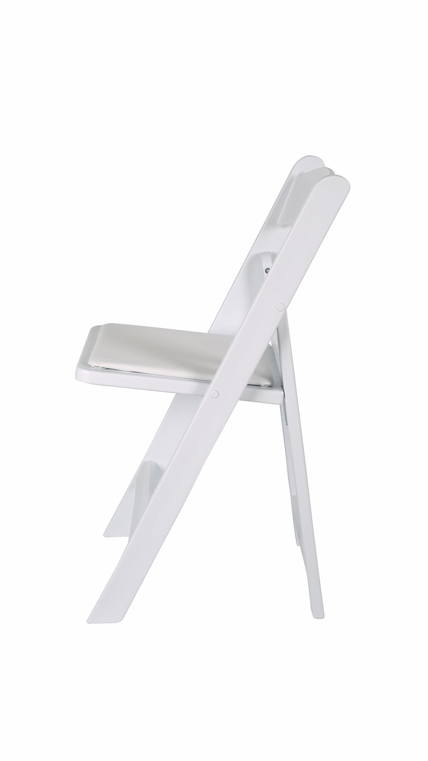 Resin White Folding Chair (Box of 4)